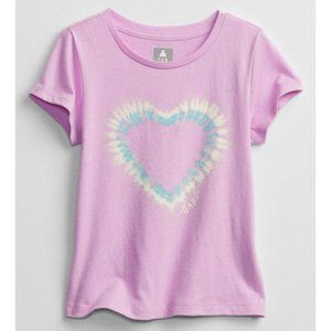 🛒3/$20 NWT Gap Toddler Graphic T-Shirt Heart 5